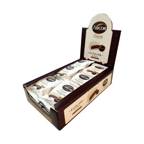 ALFAJOR DULCE LECHE BLANCO C18