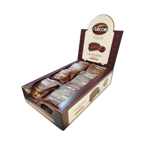 [8437025007080] ALFAJOR DULCE LECHE NEGRO C18