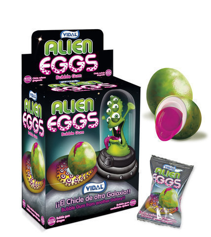 [8413178286503] ALIEN EGGS CHICLE 200UD VIDAL