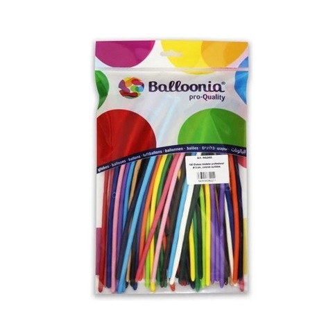 [8436540862211] BOLSA 100 GLOBOS 15CM MODELAR PROFESIONA