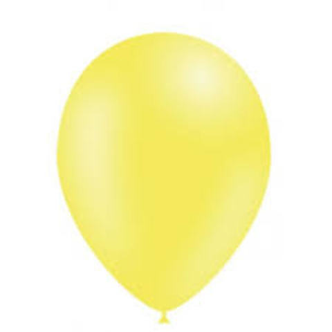 BOLSA 100 GLOBOS 45CM AMARILLO LIMON