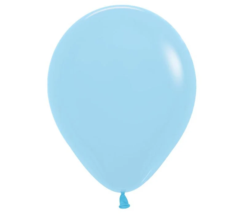 [8436540867926] BOLSA 100 GLOBOS 45CM AZUL CELESTE