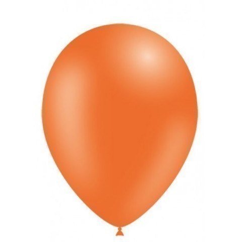 BOLSA 100 GLOBOS 45CM NARANJA