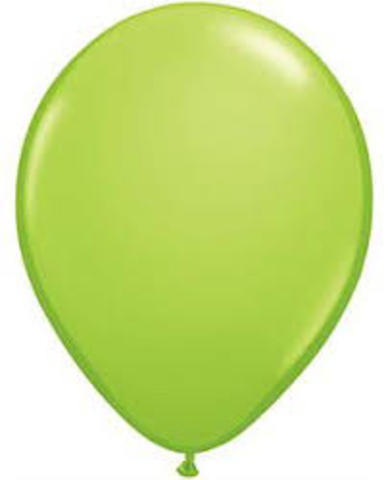 BOLSA 100 GLOBOS 45CM VERDE LIMA