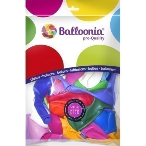BOLSA 100 GLOBOS 70CM SURTIDOS