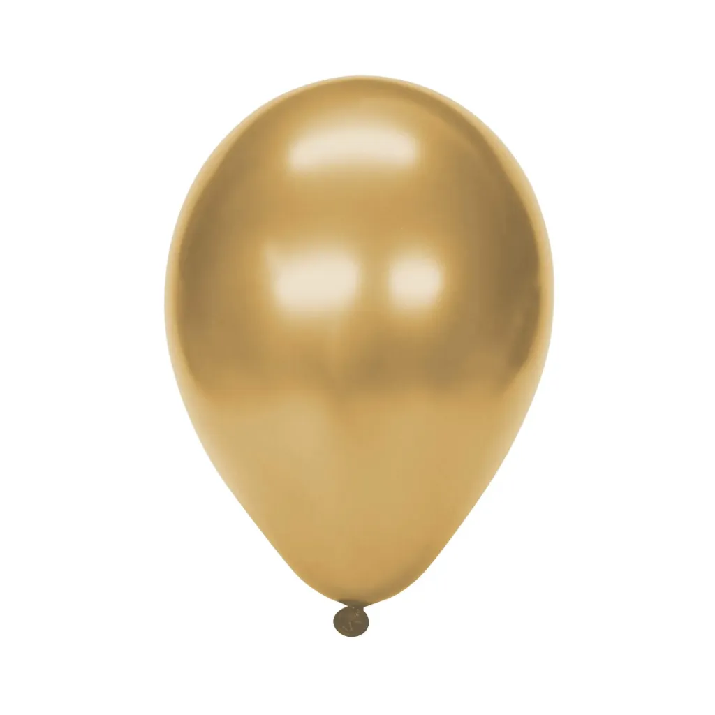 [8436540895356] BOLSA 25 GLOBOS 94CM PERIM ORO BRILLANTE