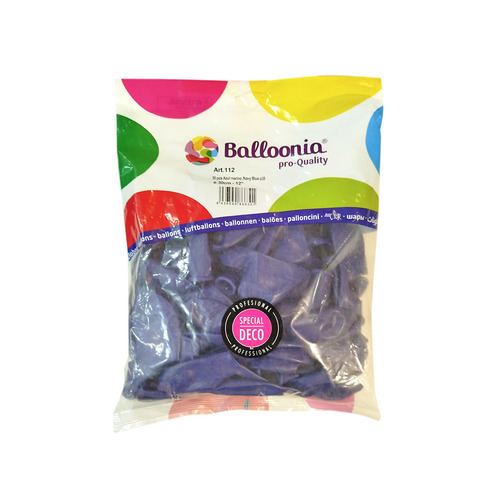 [8436540866301] BOLSA 50 GLOBOS 95CM AZUL MARINO