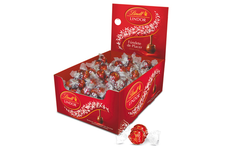 [8410117404769] BOMBON BOLA ROJA (LECHE) LINDT 2KG