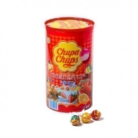 CHUPA CHUPS TUBO 100UDS