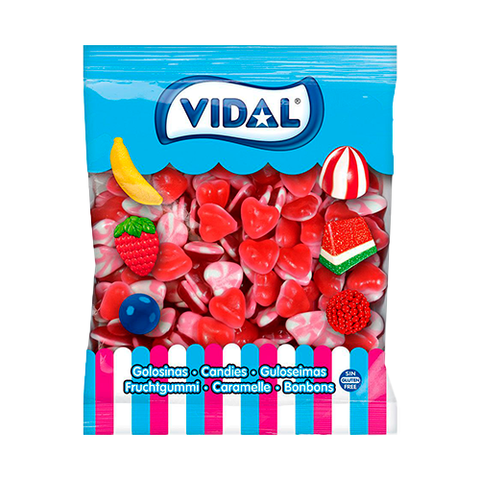 CORAZONES TWIST 1 KG VIDAL