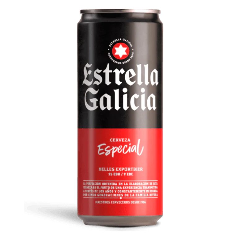 [8412598000010] ESTRELLA GALICIA. LATA 33CL C24