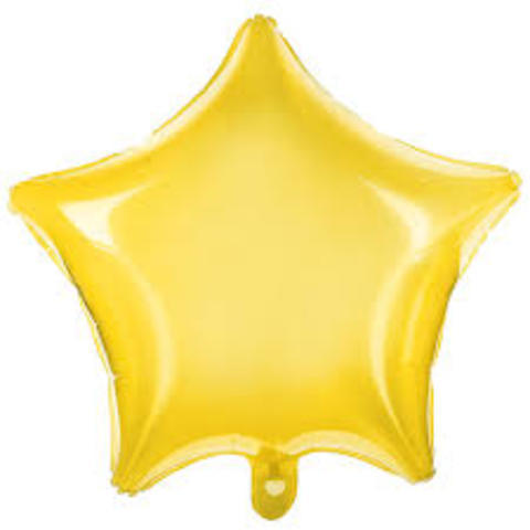 [847881005942] GLOBO FOIL 22 PULGADAS ESTRELLA AMARILLO