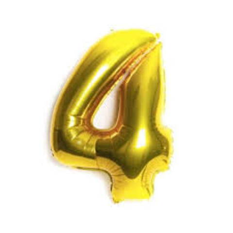 [8053904661244] GLOBO FOIL 40  ORO Nº4
