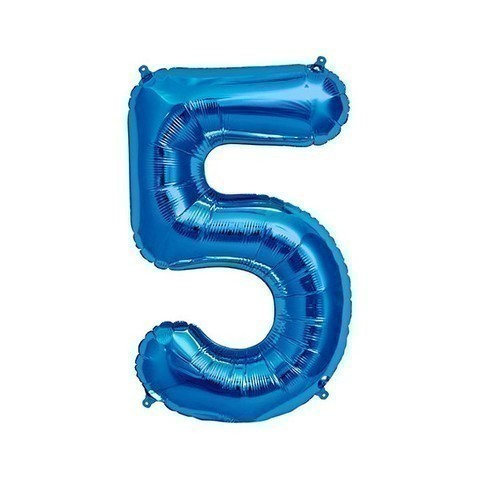 GLOBO FOIL 40" AZUL N5