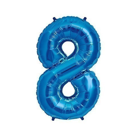GLOBO FOIL 40" AZUL N8