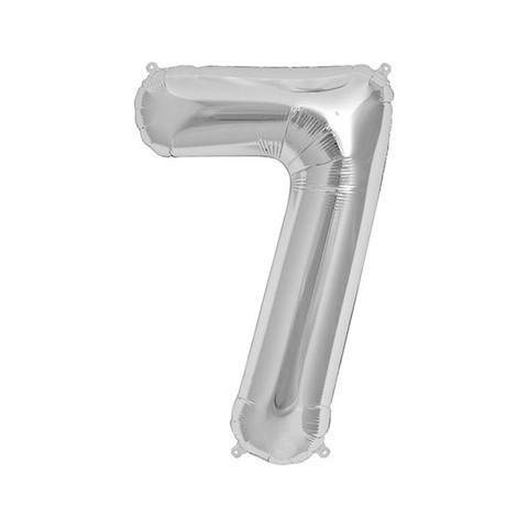 [030625158473] GLOBO FOIL 40" PLATA N7