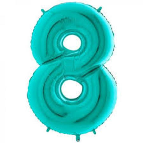 [8053904661787] GLOBO FOIL 40 PULGADAS VERDE AGUA N8