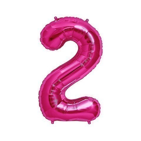 [030625008327] GLOBO FOIL 40" ROSA N2