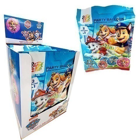 GLOBOS PAW PATROL POPPING CANDY C24