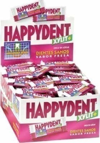 [8003440916582] HAPPYDENT XYLIT FRESA MONOPIE CJ20 200UD