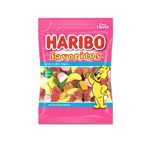 HARIBO FAVORITOS AZUCAR 90GR C18