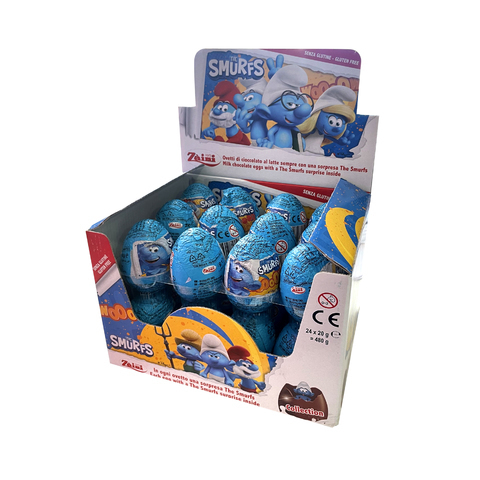 HUEVOS CHOCO SMURFS C24