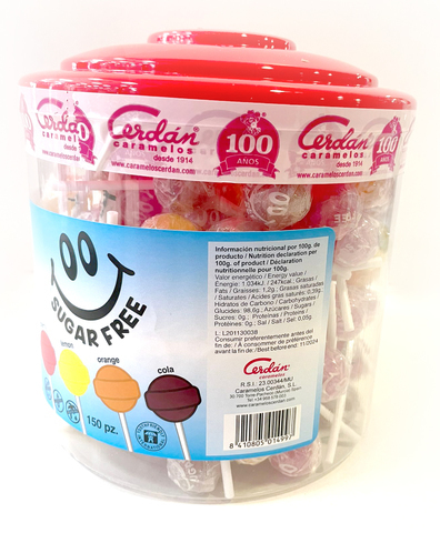 [8410805014997] LOLLIPOP SUGAR FREE 150UD