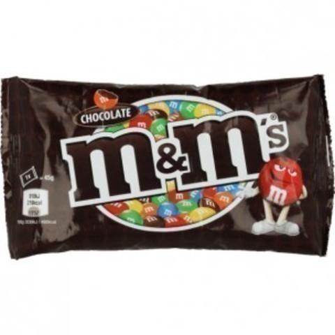 M&M SINGLE CHOCO 24X45 GR
