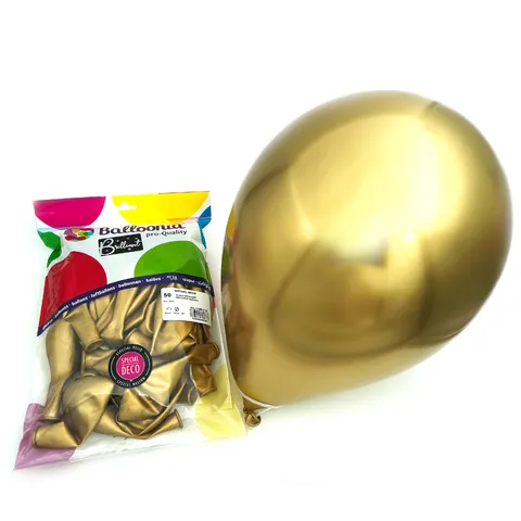 [8436540895363] BOLSA 50 GLOBOS BRILLANT ORO 94CM
